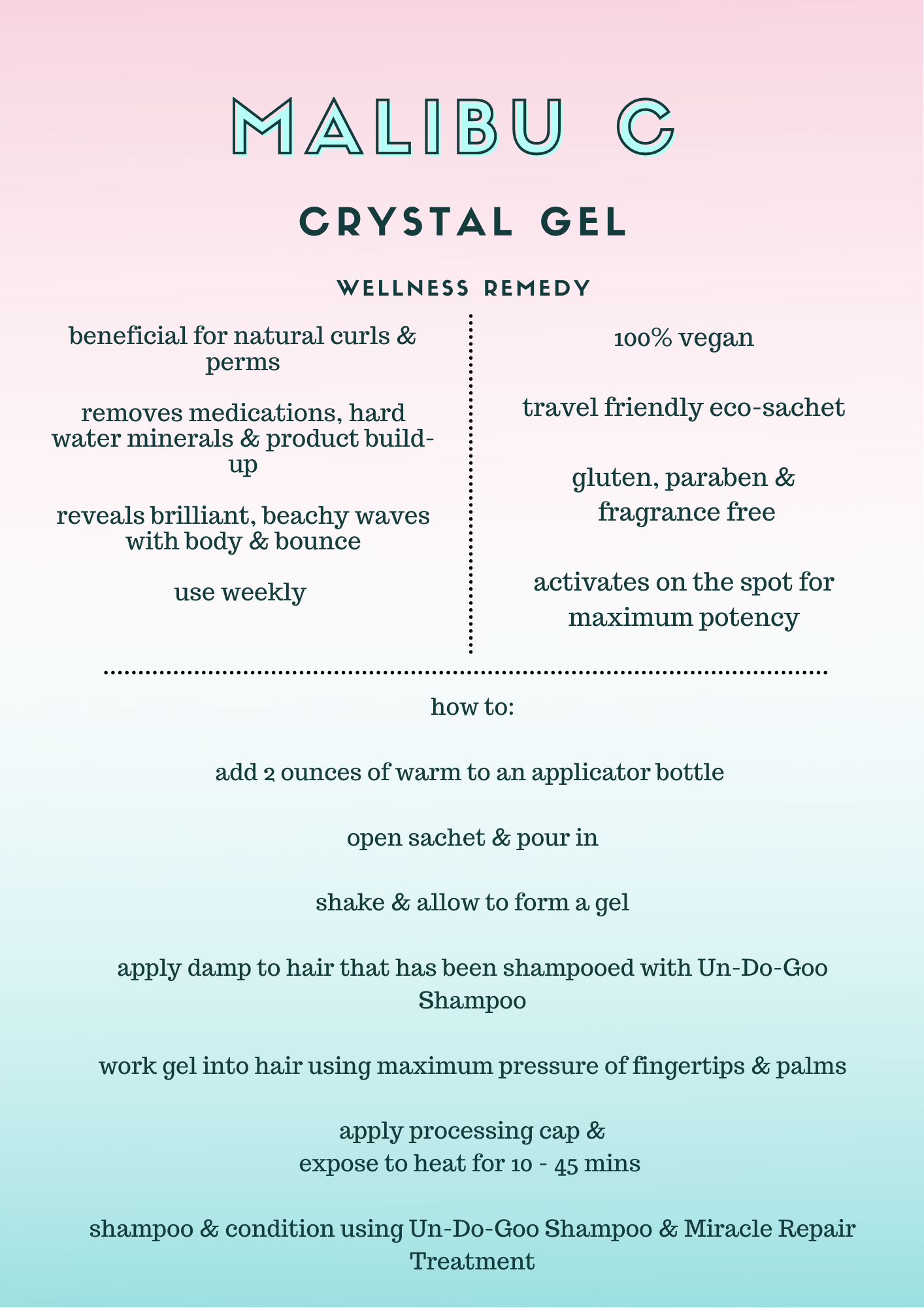 Malibu C Crystal Gel Box 12