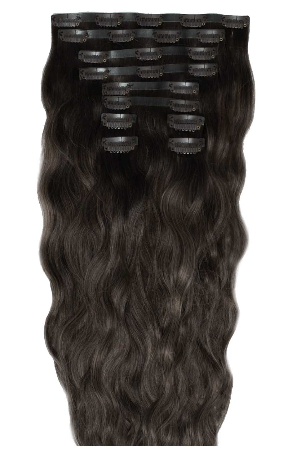 Beauty Works - Beach Wave Clip-in 18" (Raven)